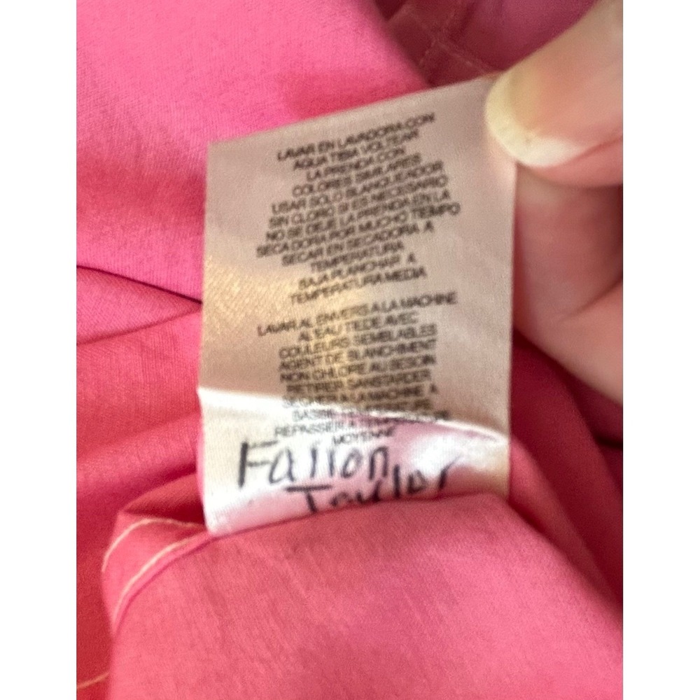 Fallon Taylor's Wrangler Pink Custom NFR Barrel Racing Western Shirt Medium - Picture 7 of 10